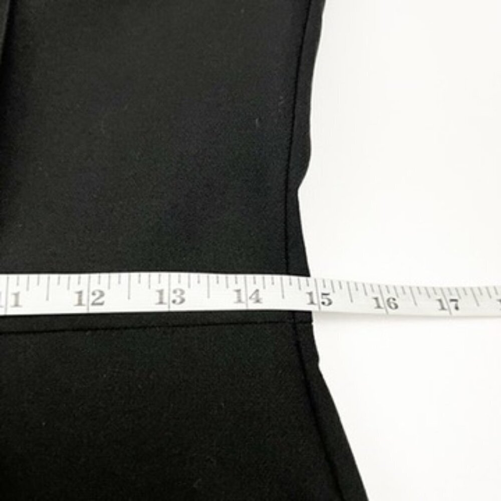 St. Emile Sheath Dress Women's Size 6 Black 3/4 Sleeves Tailored Classic LBD - Picture 10 of 16